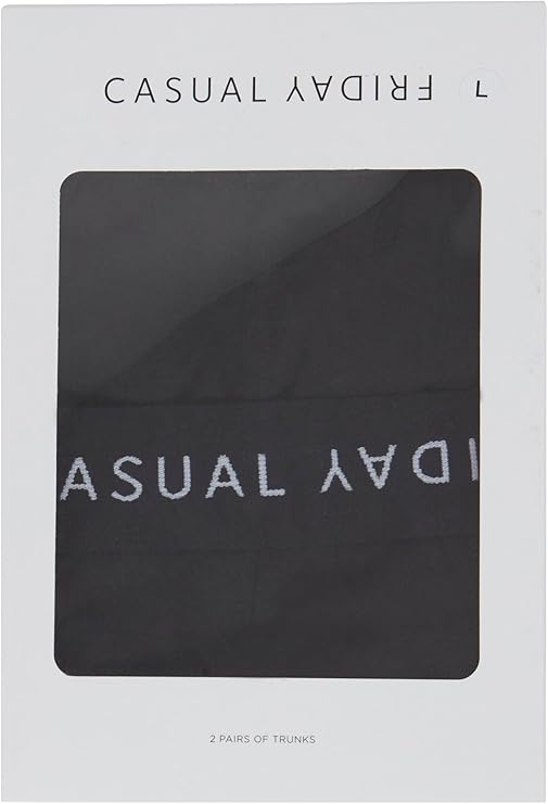 CFNORH 2-PACK BAMBOO TRUNKS "ANTHRACITE BLACK"