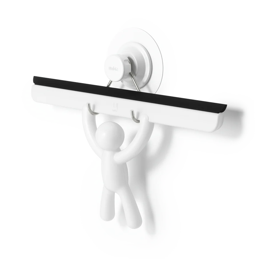 UMBRA BUDDY ADHESIVE SQUEEGEE - WHITE