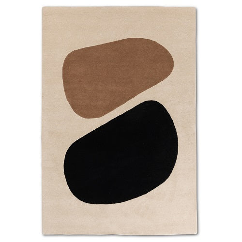 VIANA ABSTRACT HAND TUFTED WOOL RUG