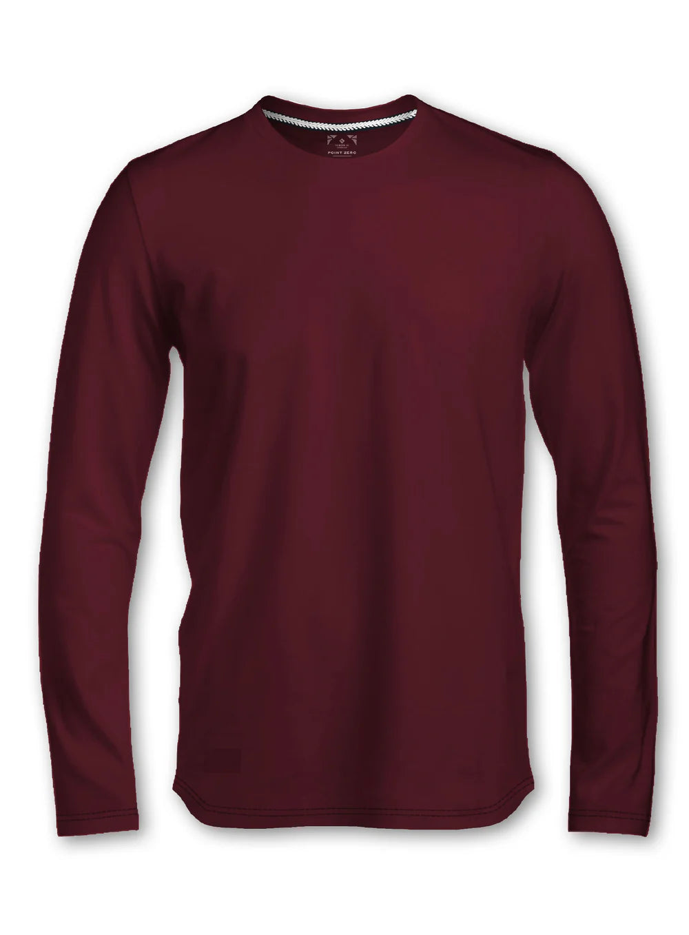 KEL LONG SLEEVE BASIC COTTON CREWNECK SHIRT