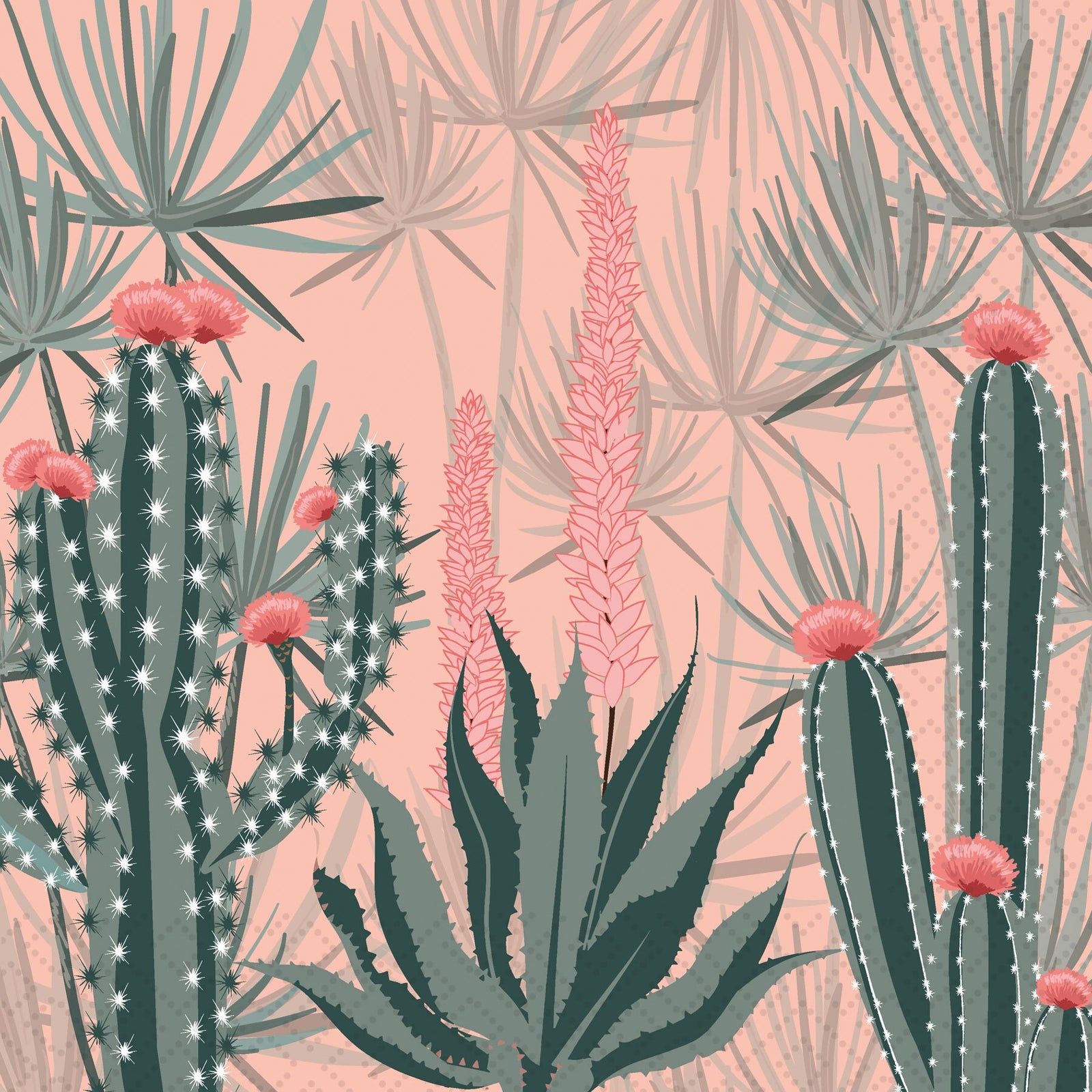 CACTI DUNES - LUNCHEON NAPKIN