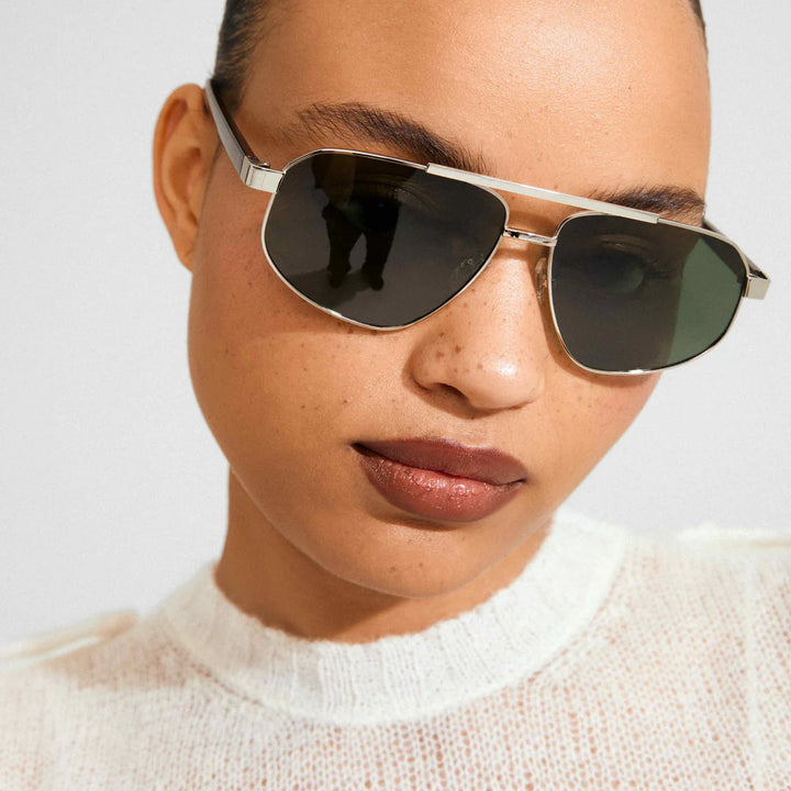 CAI SUNGLASSES "BROWN/SILVER"