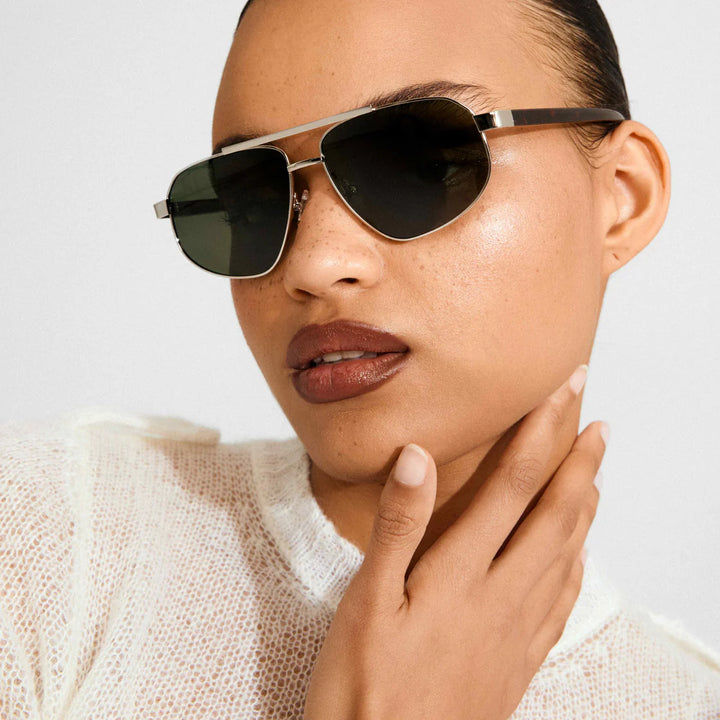 CAI SUNGLASSES "BROWN/SILVER"