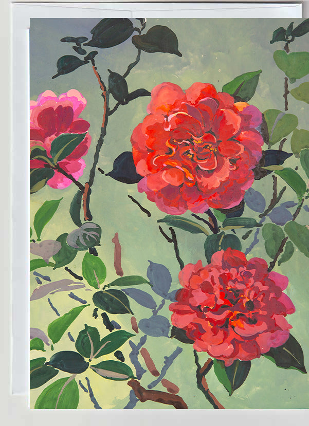 "CAMELLIA" GREETING CARD NO.0014