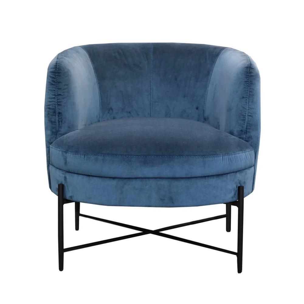 CAMI CLUB CHAIR "VELVET TEAL"