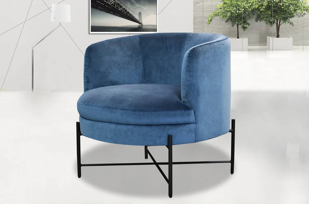 CAMI CLUB CHAIR "VELVET TEAL"