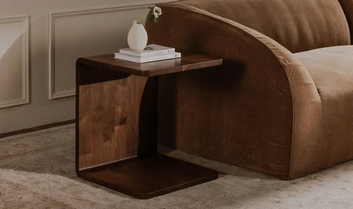 CARRIE SIDE TABLE "WALNUT"