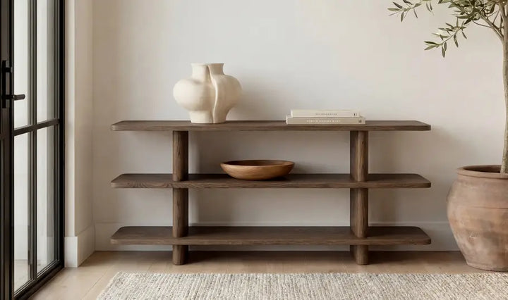 CASEY SMALL BOOKCASE "DARK BROWN"