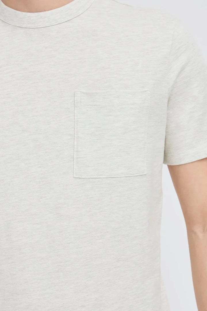 CFJASPER MELANGE T-SHIRT "EGRET MELANGE"