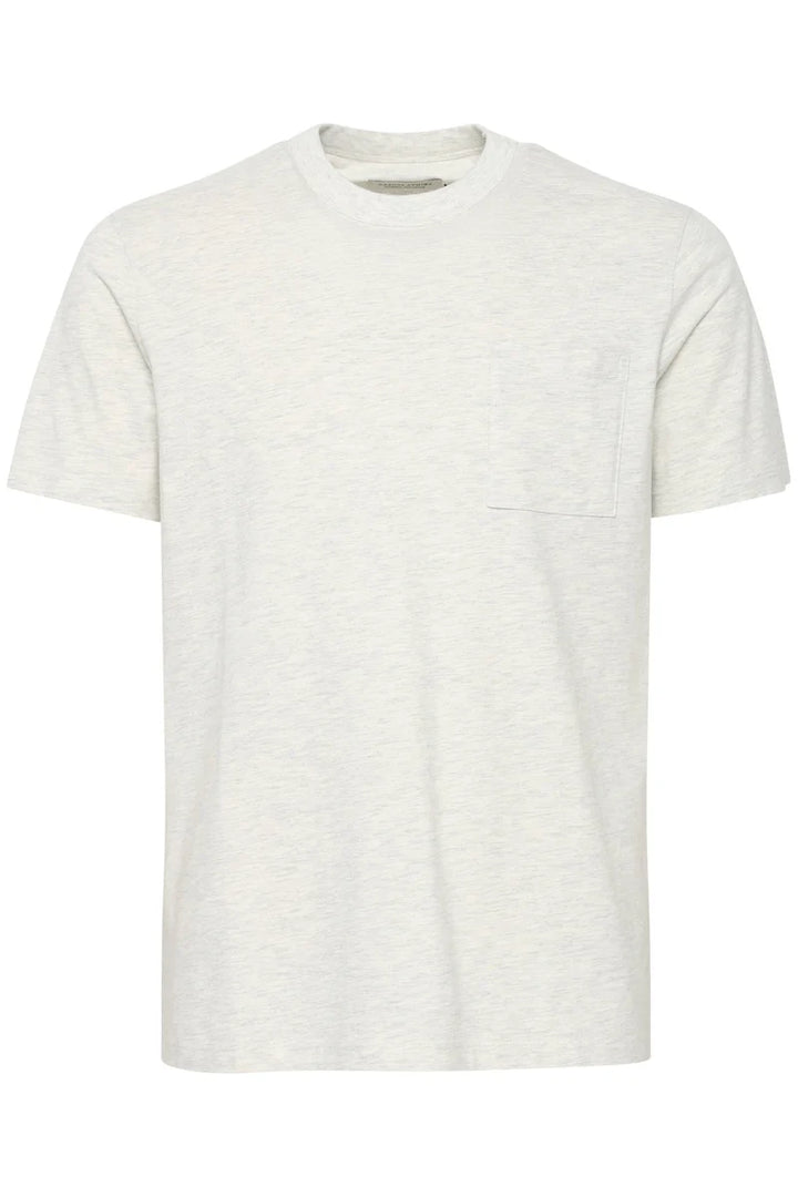 CFJASPER MELANGE T-SHIRT "EGRET MELANGE"