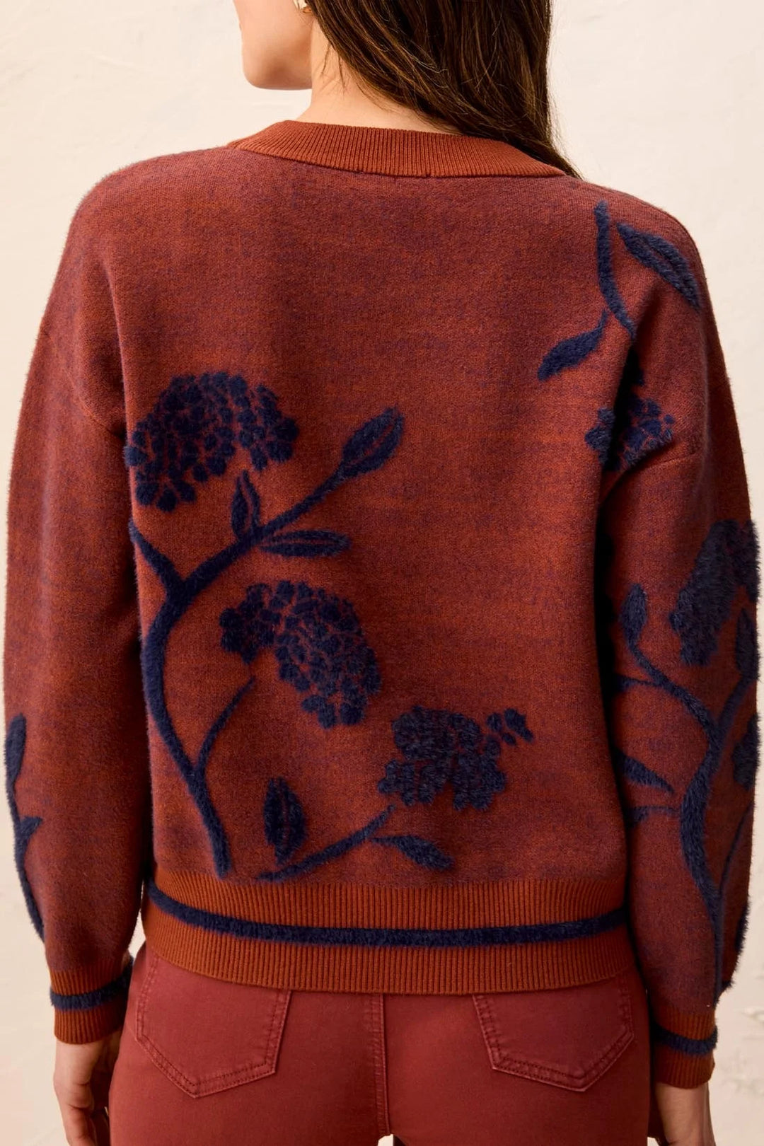 L/S CREW NECK SWEATER "CEDAR"