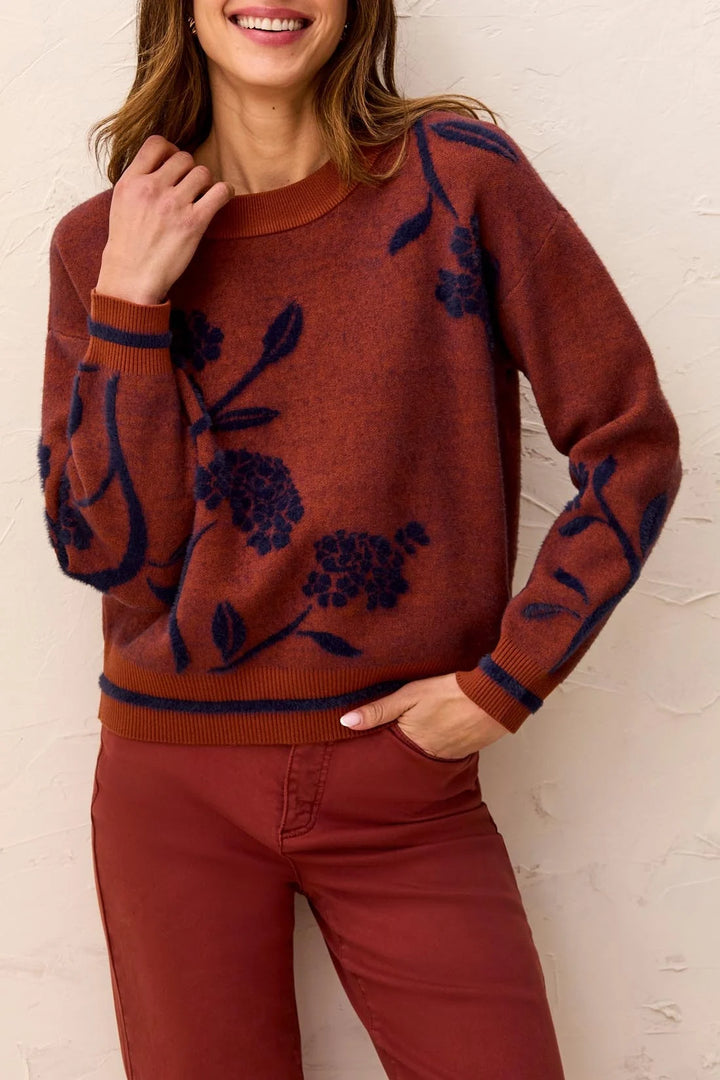 L/S CREW NECK SWEATER "CEDAR"