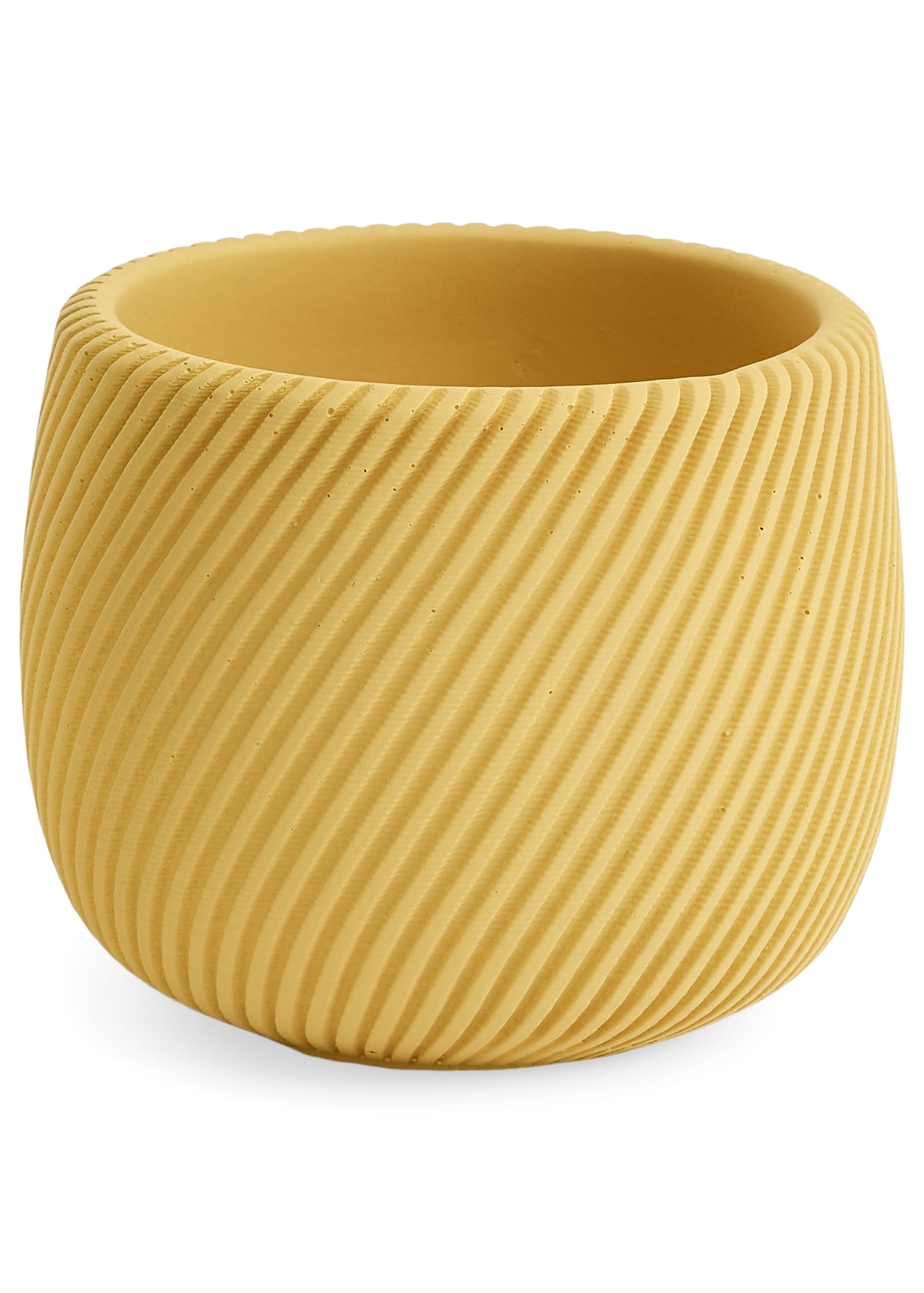 YELLOW CEMENT PLANTER 5X4''