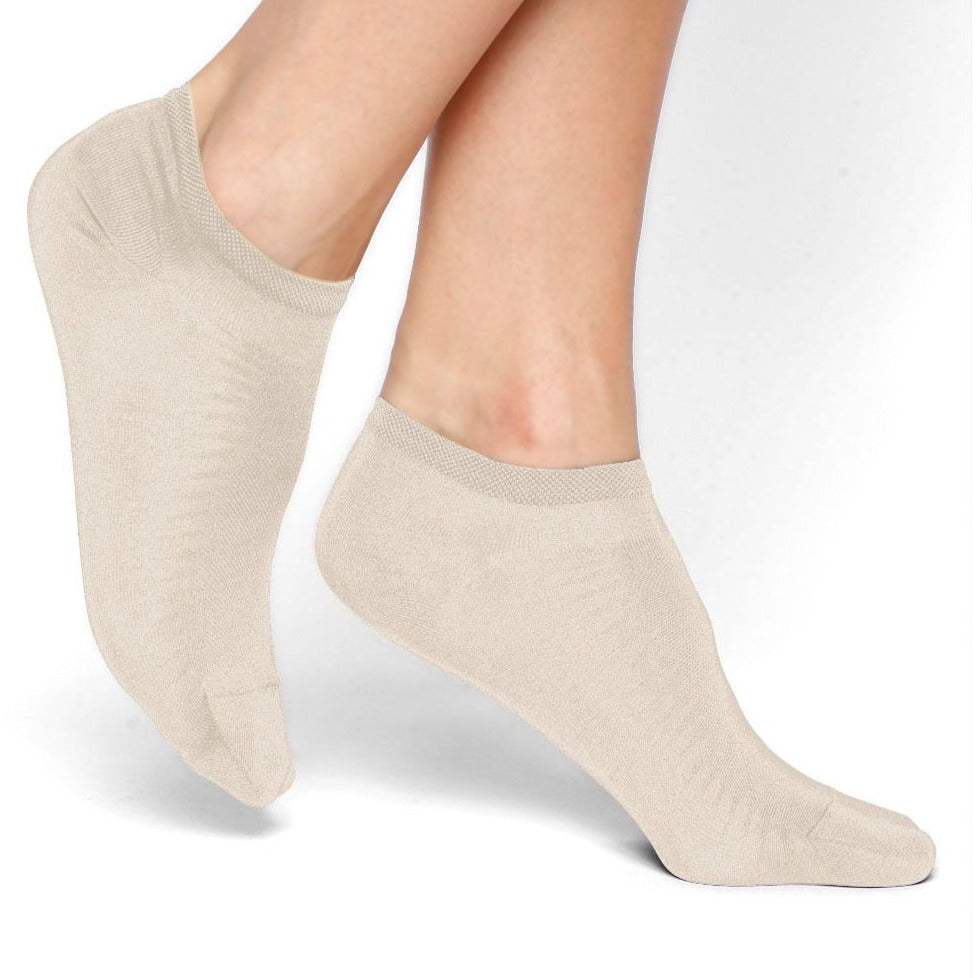 Bleuforet Mercerised Cotton Low-Cut Socks