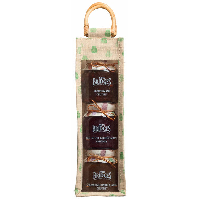 JUCO BAG - BEST OF BRITISH CHUTNEY COLLECTION 900G