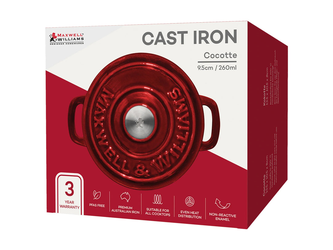 CAST IRON COCOTTE "MERLOT"