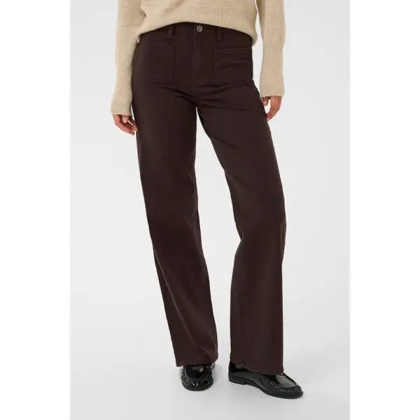 KABROOK HW REGULAR FIT JEANS "COFFEE BEAN"