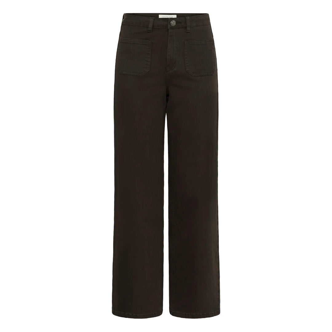 KABROOK HW REGULAR FIT JEANS "COFFEE BEAN"
