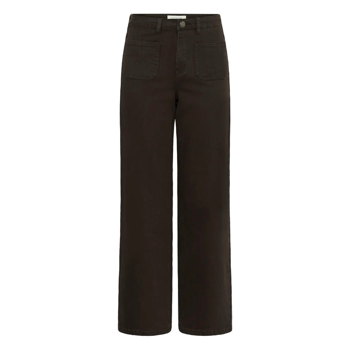 KABROOK HW REGULAR FIT JEANS "COFFEE BEAN"