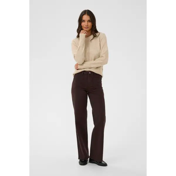 KABROOK HW REGULAR FIT JEANS "COFFEE BEAN"