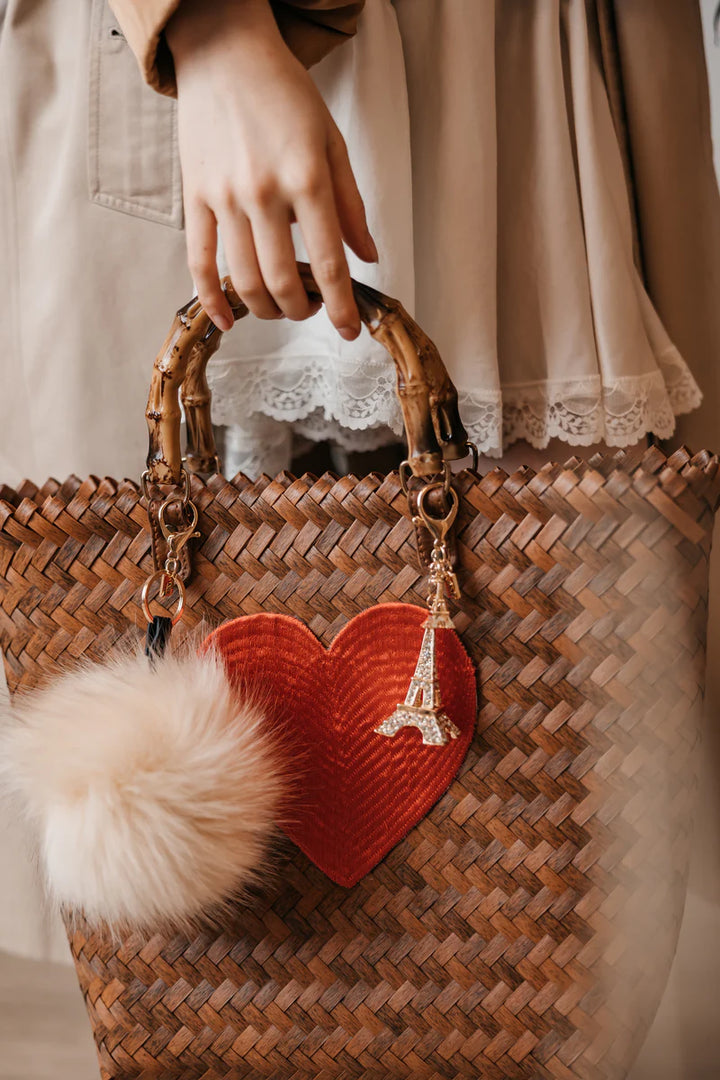 FAUX SINGLE POM - CREAM