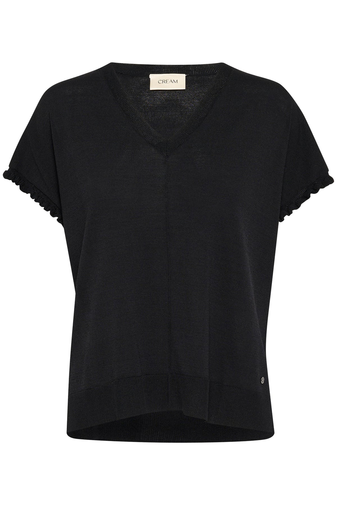 CRMARO KNIT BLOUSE "PITCH BLACK"