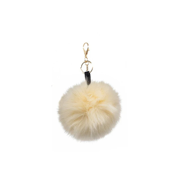 FAUX SINGLE POM - CREAM