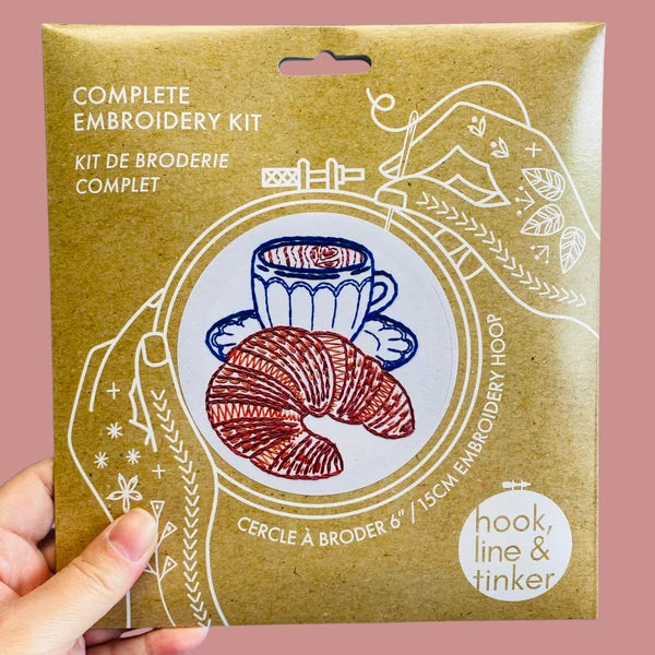 CROISSANT COMPLETE EMBROIDERY KIT