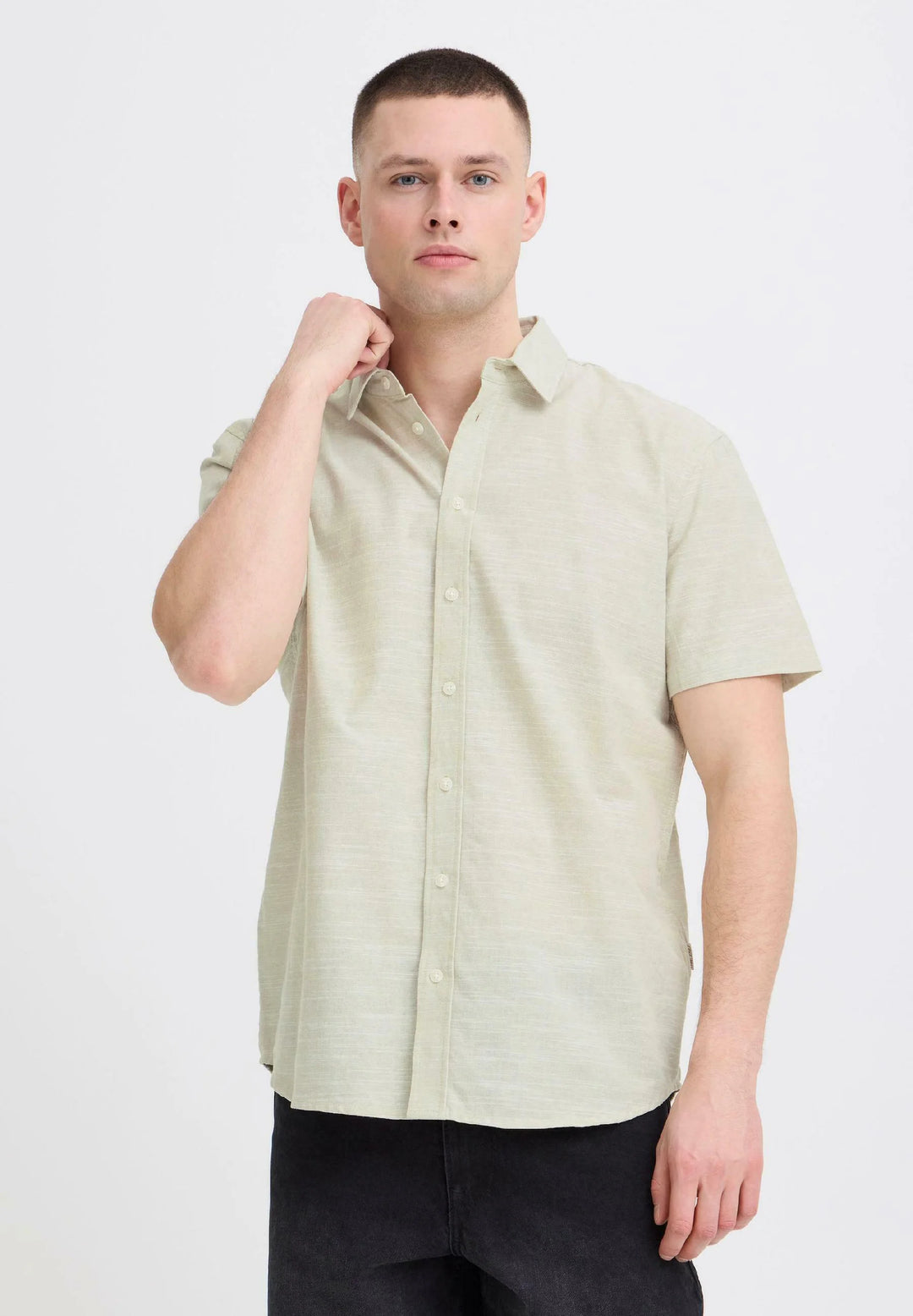 BHDARIS SLUB S/S SHIRT "ALFALFA"