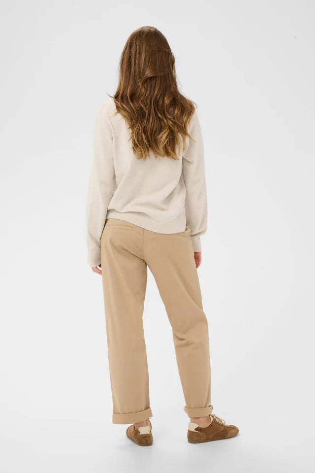 CRDELA KNIT PULLOVER "OAT MELANGE"