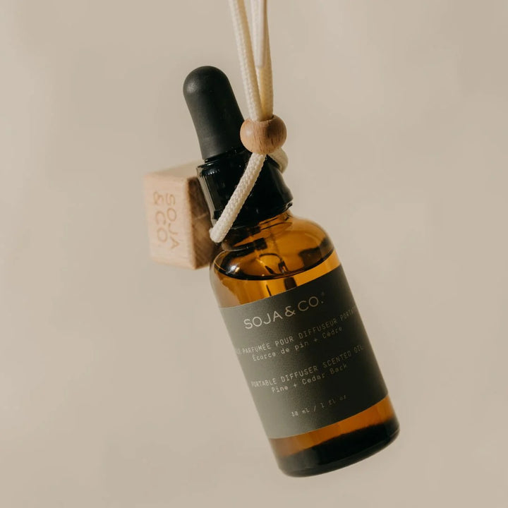 STARTER KIT - PORTABLE DIFFUSER - PINE + CEDAR BARK 7ML