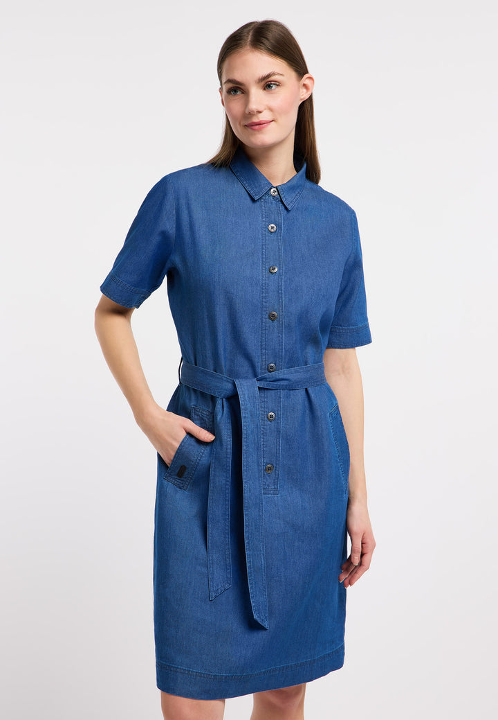 ROZYNA DENIM DRESS "BLUE"