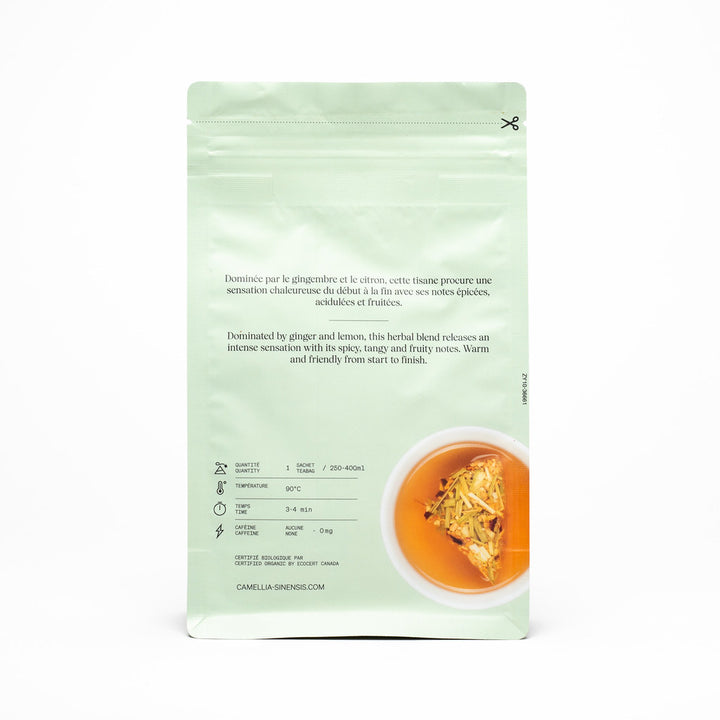 LEMON GINGER BURST ORGANIC (15 TEABAGS)