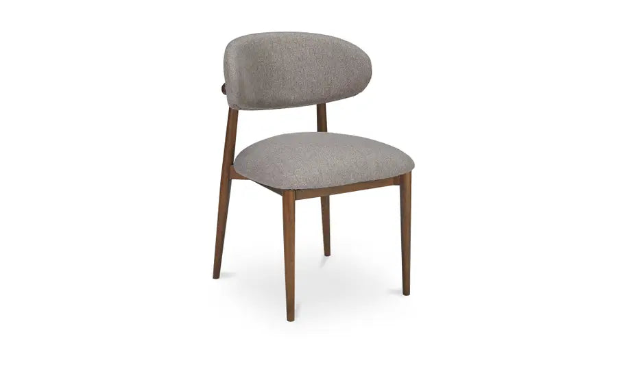 ELLIE DINING CHAIR PERFORMANCE FABRIC "LIGHT BROWN"