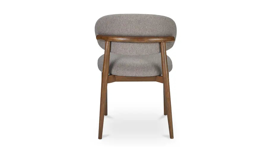 ELLIE DINING CHAIR PERFORMANCE FABRIC "LIGHT BROWN"