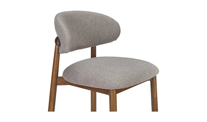 ELLIE DINING CHAIR PERFORMANCE FABRIC "LIGHT BROWN"