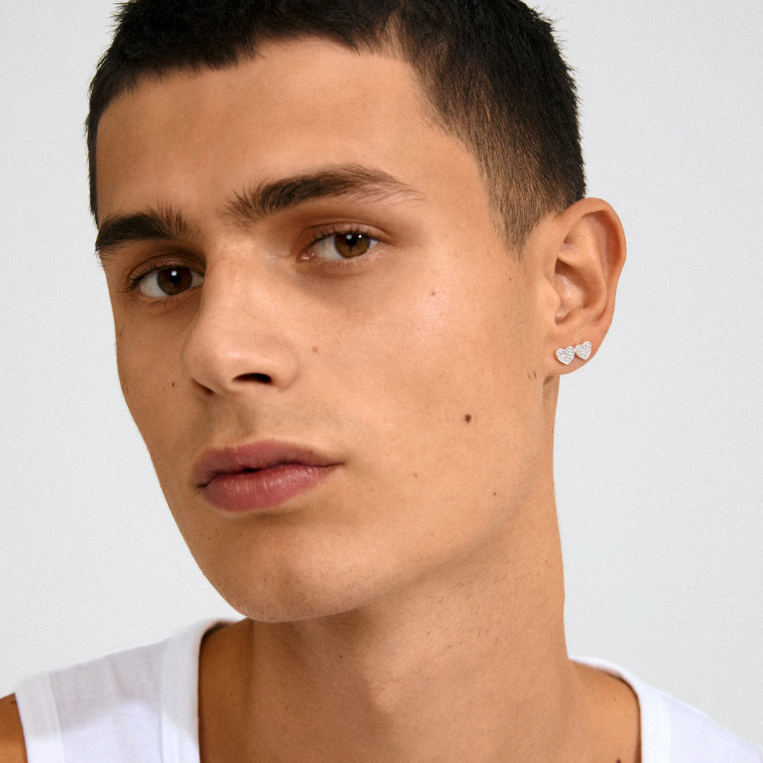 EMMETT EARRINGS (W) "SILVER PLATED"