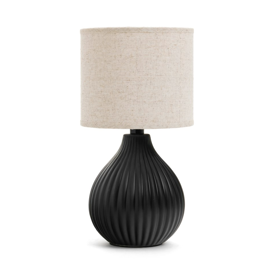 ARNAS TABLE LAMP CERAMIC BLACK