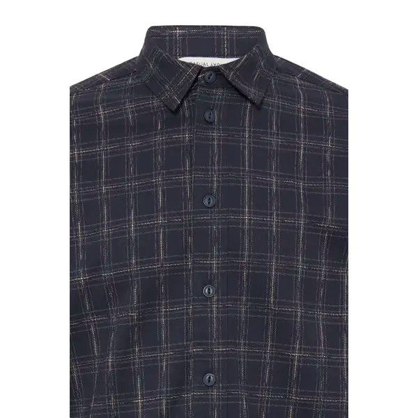 CFERNESTO CHECKED SHIRT "AFTER MIDNIGHT"