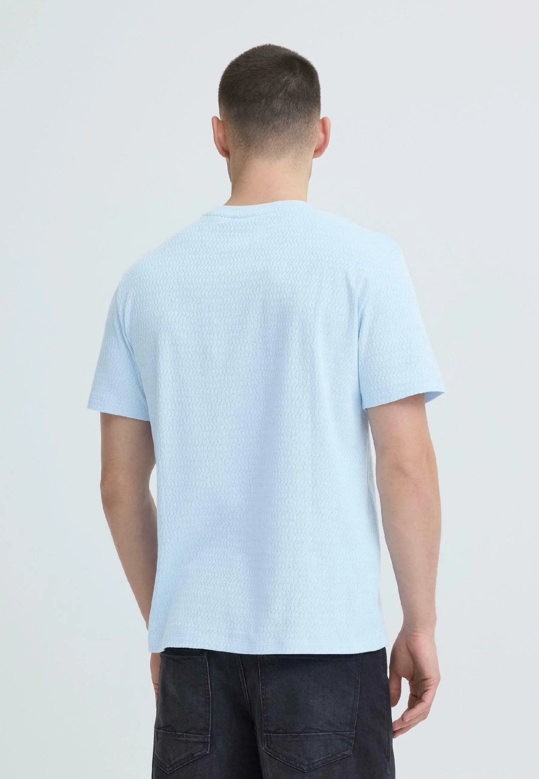 BHESWIN TEE S/S "BLUE FROST"