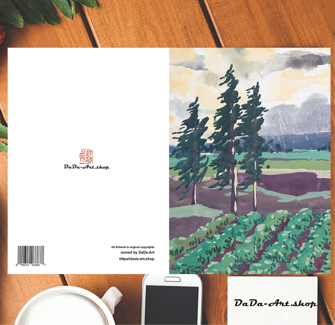 "FIELD" GREETING CARD NO.0011