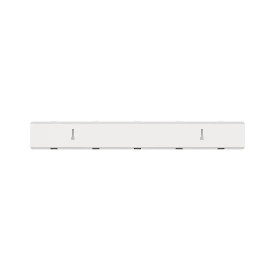 FLIP 5 WALL HOOK "WHITE/NICKEL"
