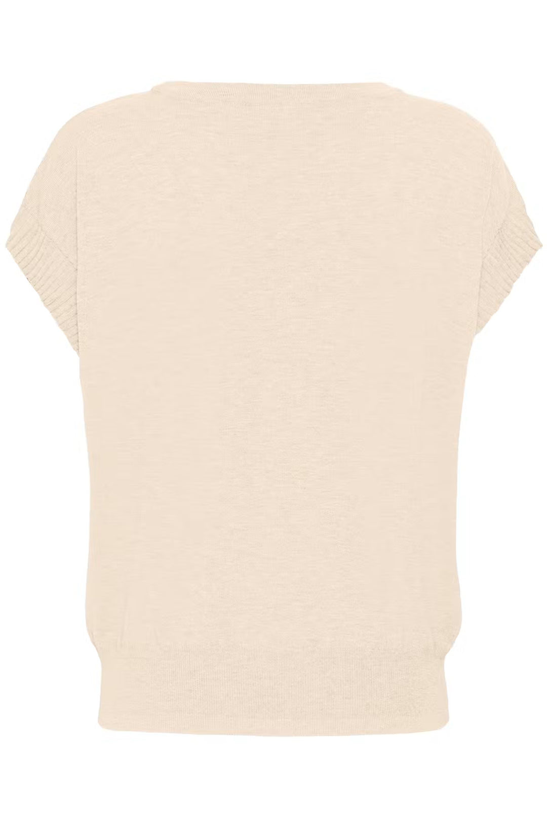 CRDELA KNIT SLIPOVER W DECO "OAT MELANGE"