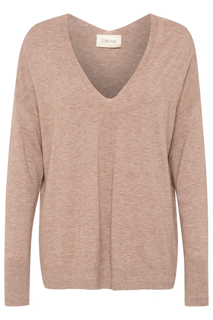 CRDELA PULLOVER "FOSSIL MELANGE"