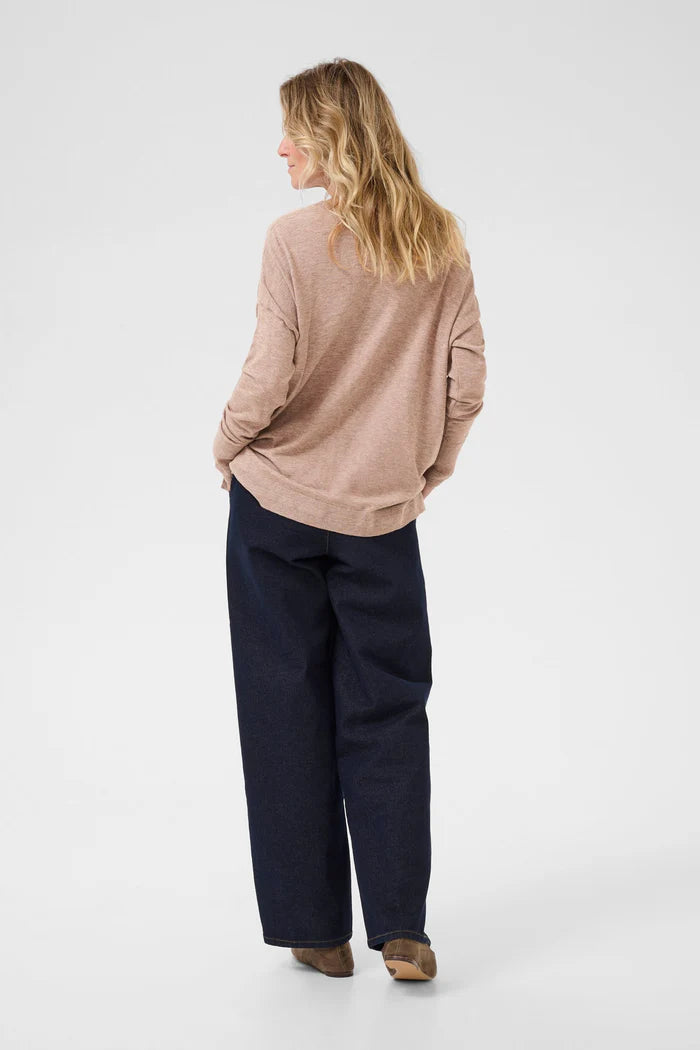 CRDELA PULLOVER "FOSSIL MELANGE"