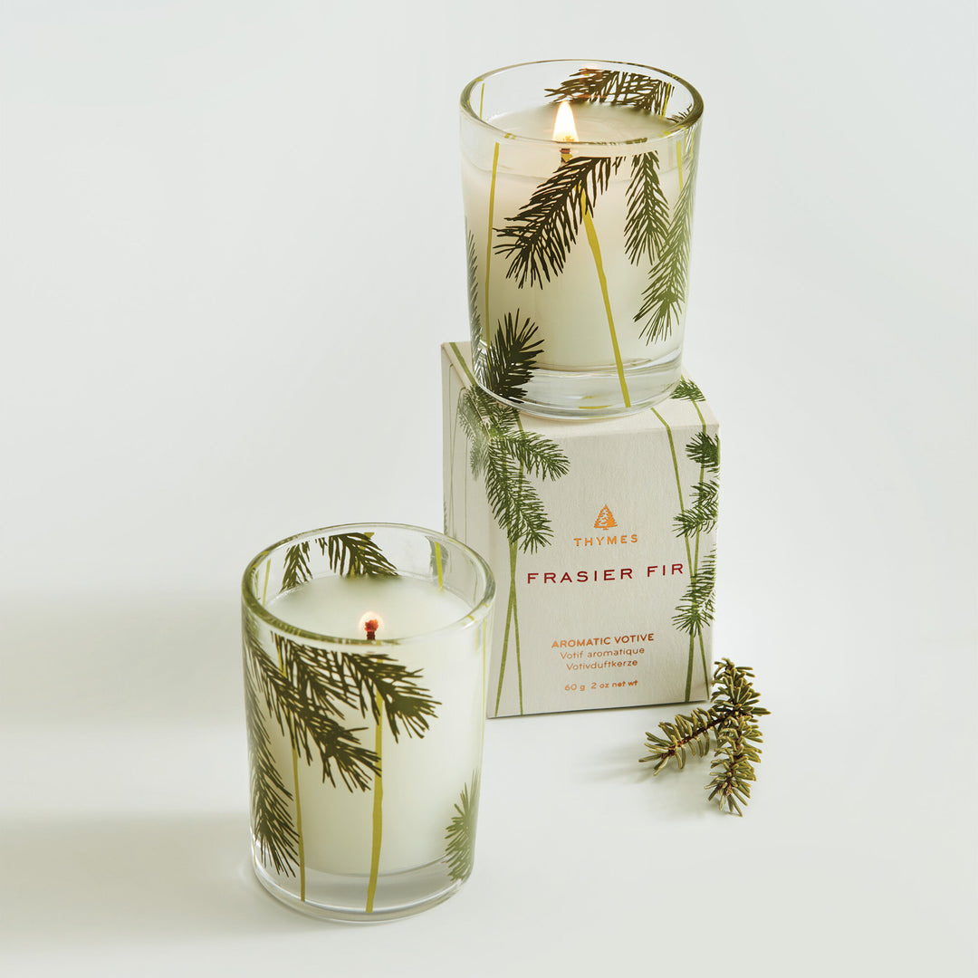 FRASIER FIR PINE NEEDLE VOTIVE CANDLE