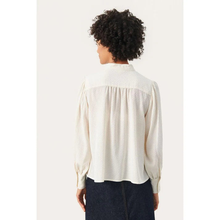 FRICKAPW LONG-SLEEVED BLOUSE "White"