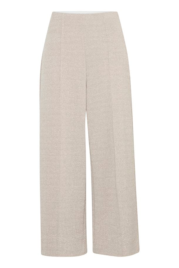 IHKATE JACQUARD CROPPED WIDE PANTS "FUNGI"