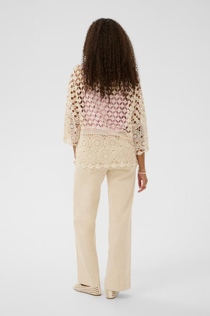CRGINA PONCHO "PERFECTLY PALE"