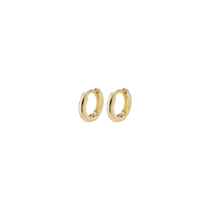 TYRA CHUNKY MINI HOOPS EARRINGS "GOLD PLATED"